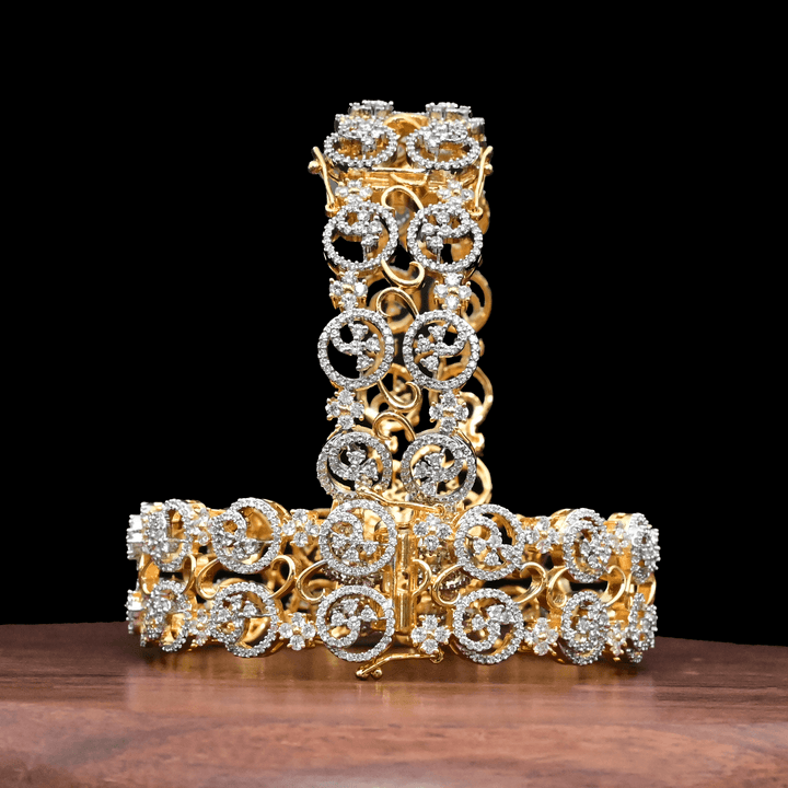 CZ Diamond Bangles - Kada