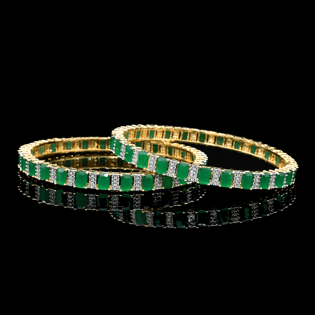 CZ Emerald Bangles