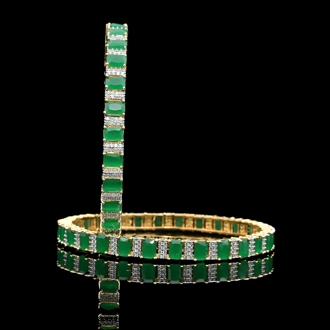 CZ Emerald Bangles