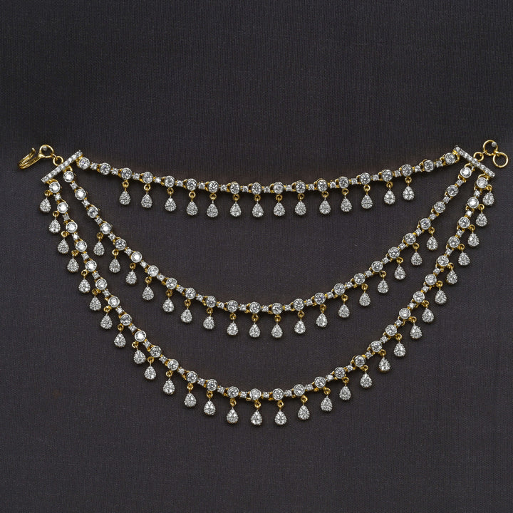 CZ Diamond Finish Champasaralu