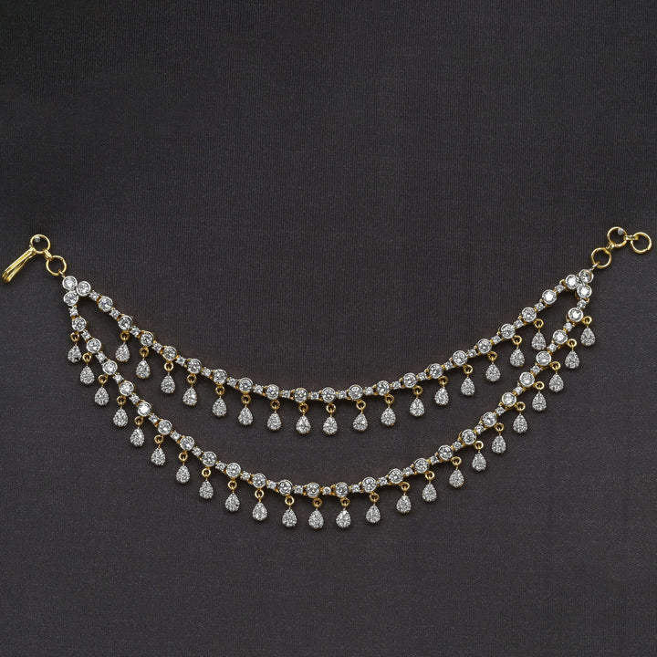 CZ Diamond Finish Champasaralu