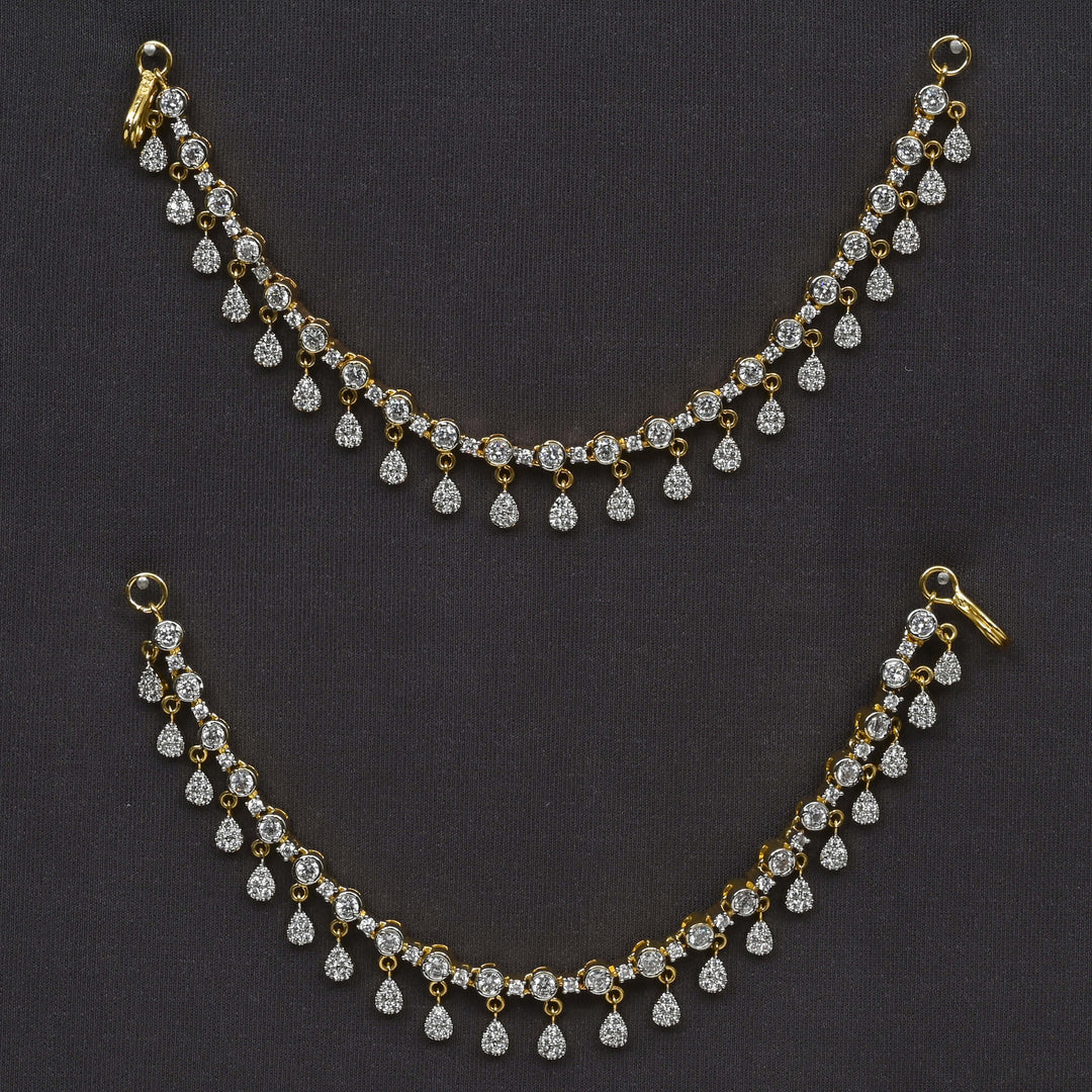 CZ Diamond Finish Champasaralu