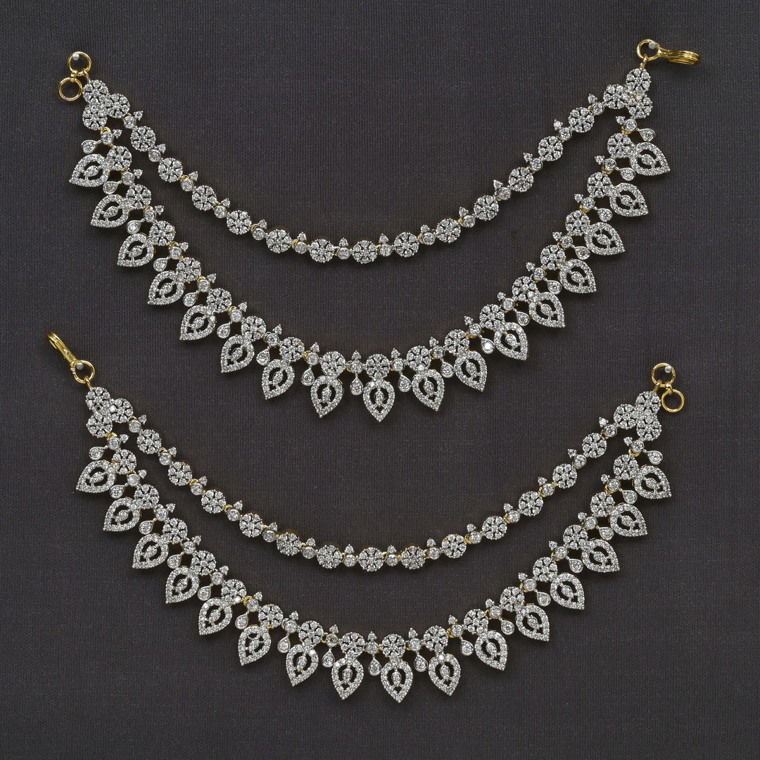 CZ Diamond Finish Champasaralu