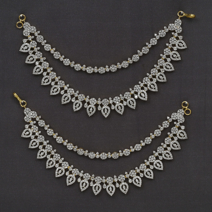 CZ Diamond Finish Champasaralu