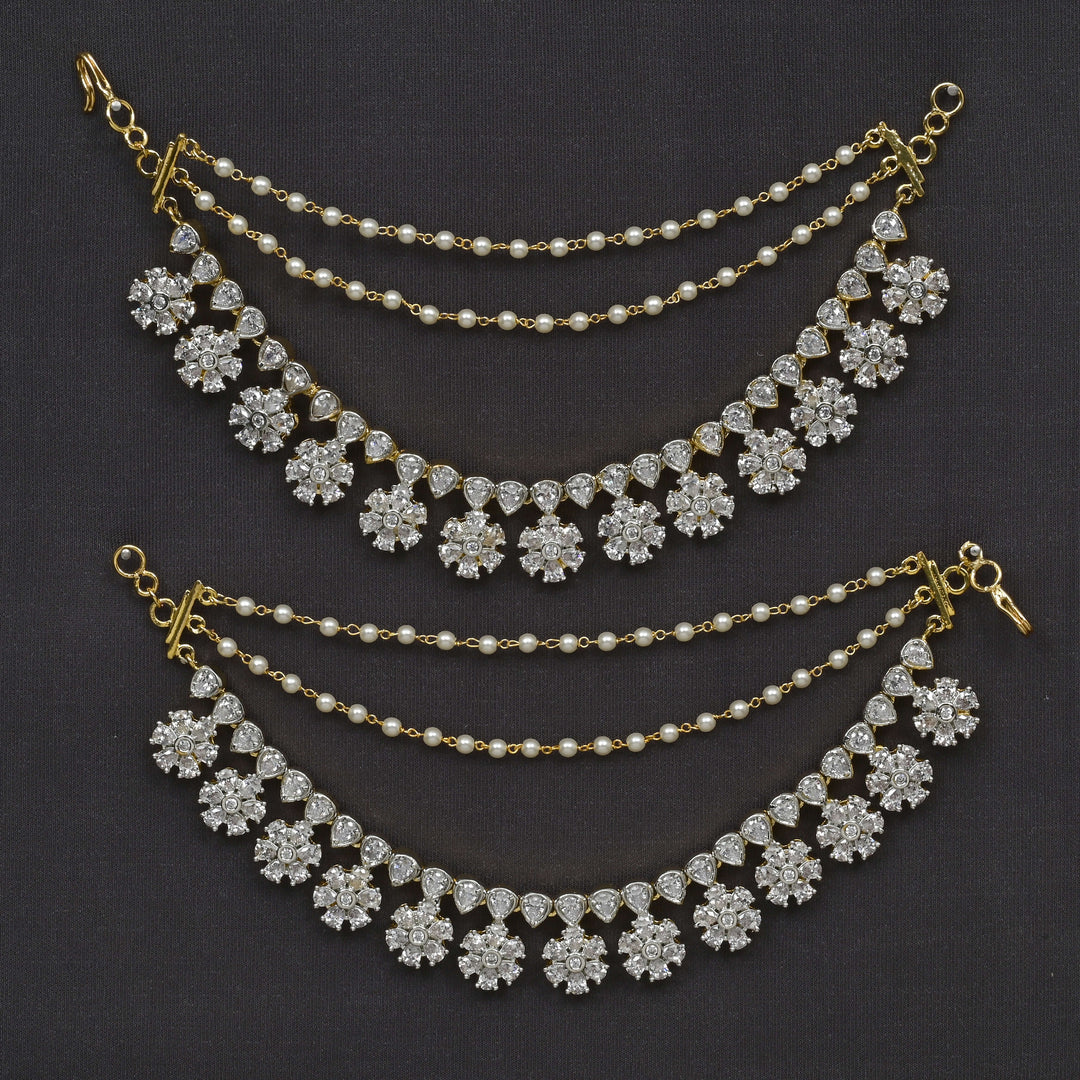 CZ Diamond Finish Champasaralu