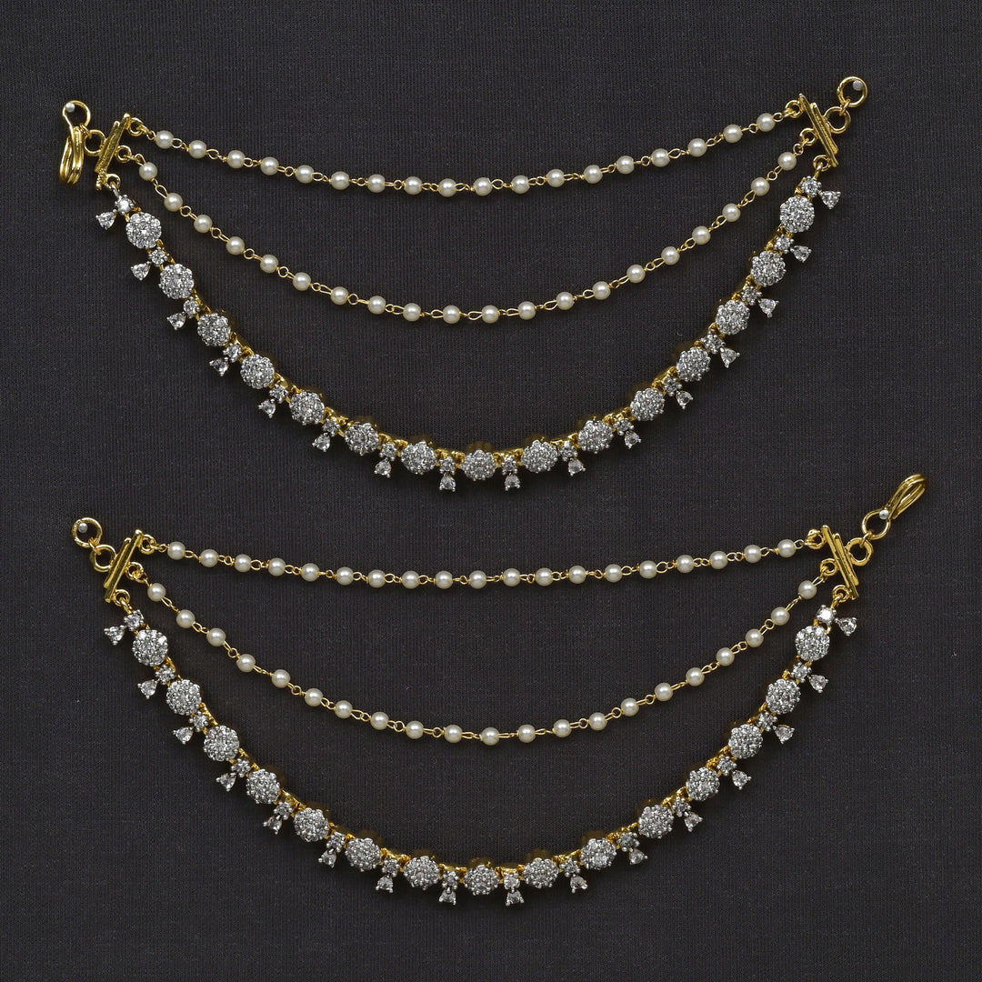 CZ Diamond Finish Champasaralu