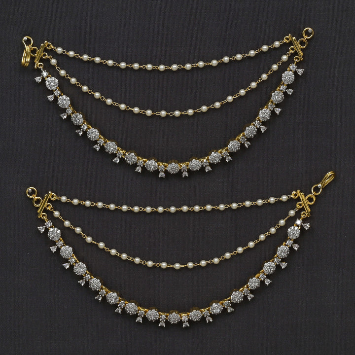 CZ Diamond Finish Champasaralu