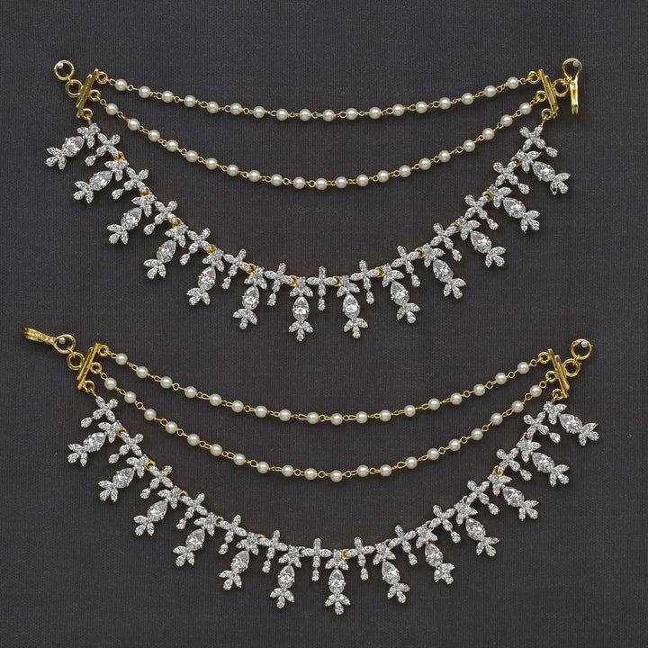 CZ Diamond Finish Champasaralu