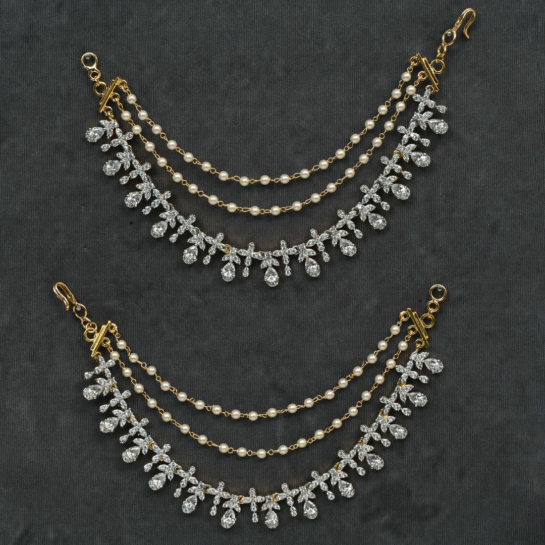 CZ Diamond Finish Champasaralu