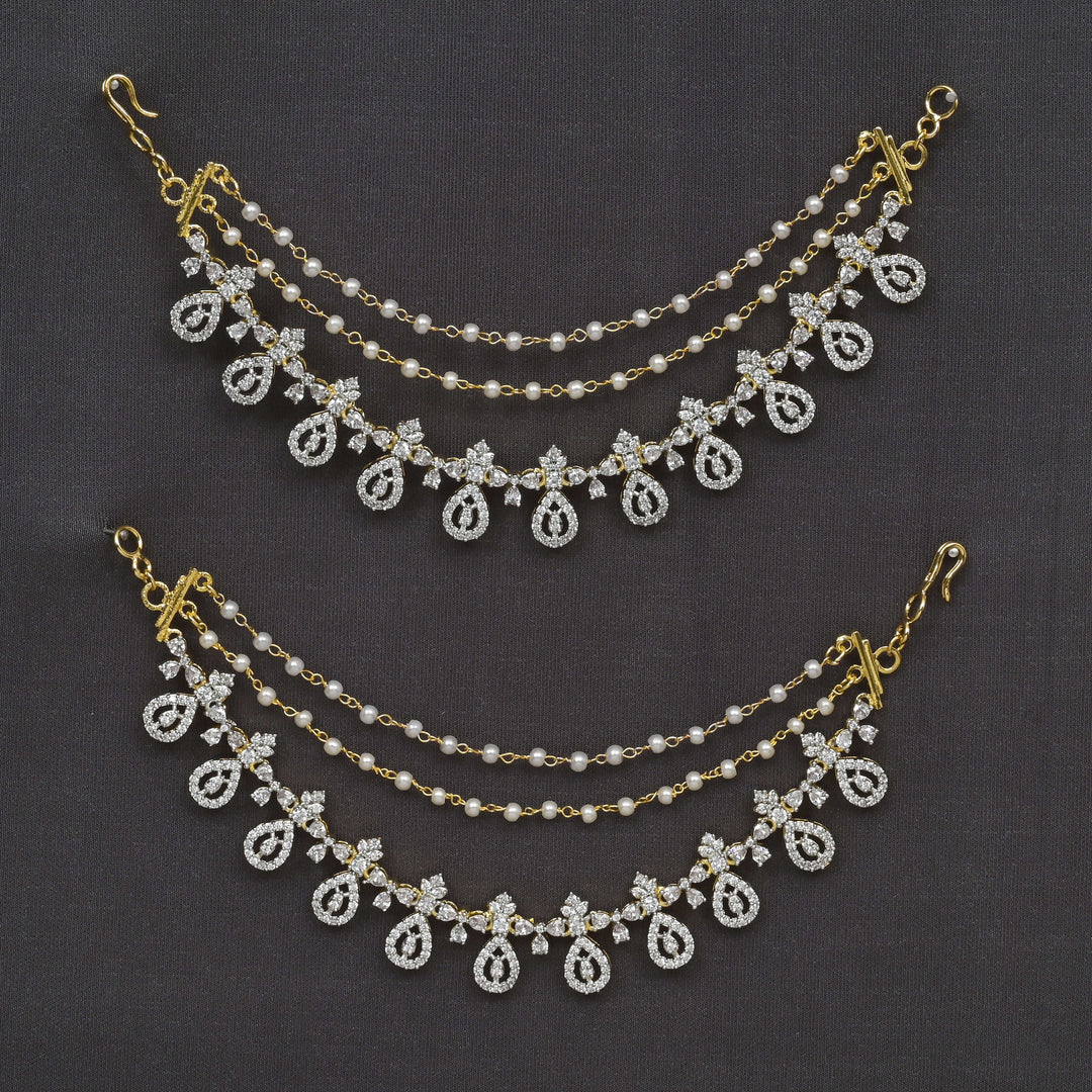 CZ Diamond Finish Champasaralu