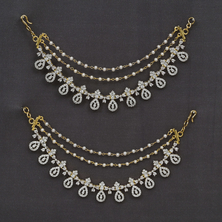 CZ Diamond Finish Champasaralu