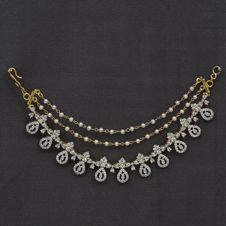 CZ Diamond Finish Champasaralu