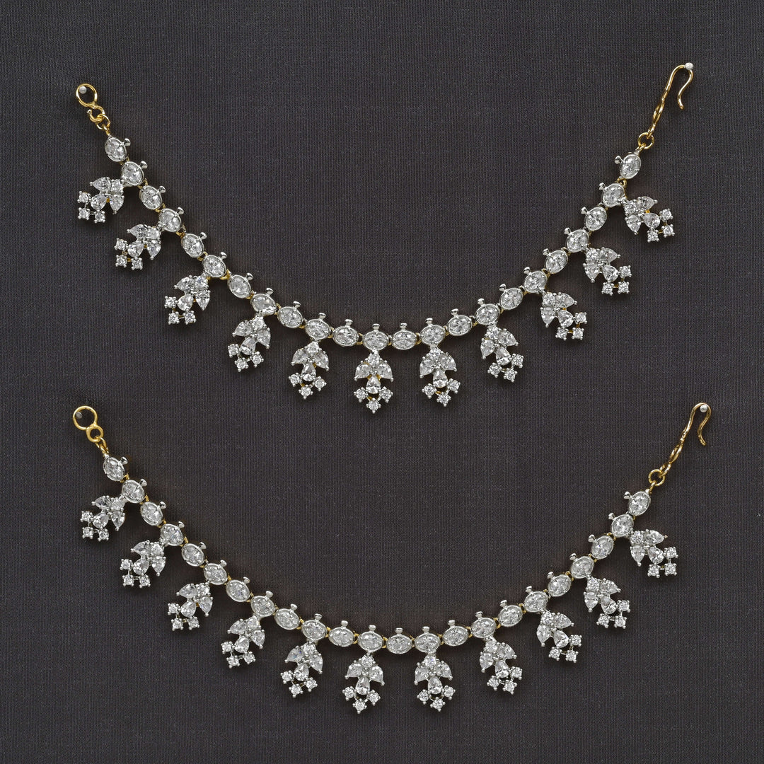 CZ Diamond Finish Champasaralu