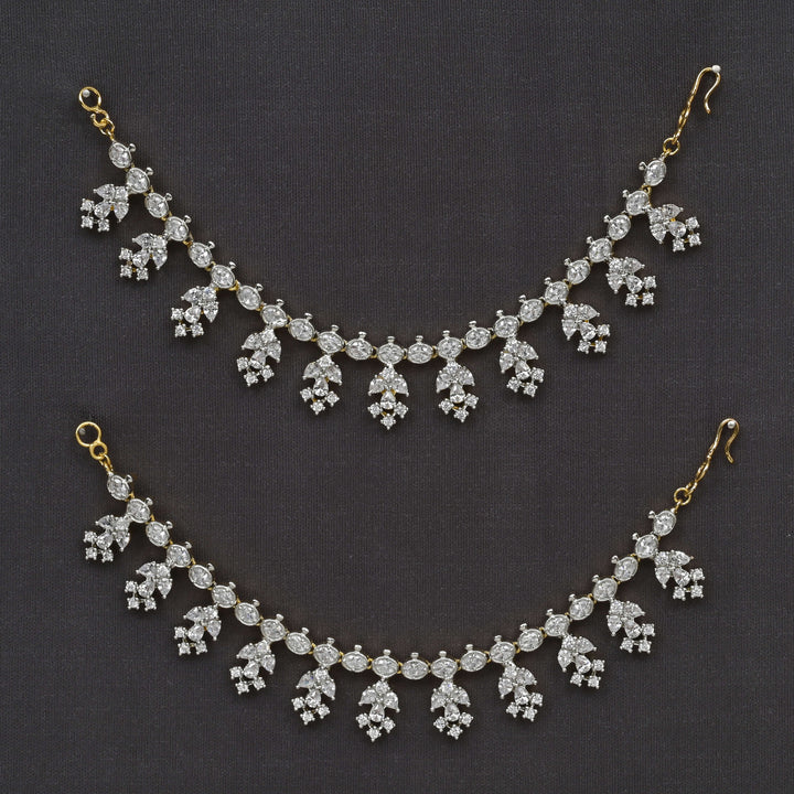 CZ Diamond Finish Champasaralu