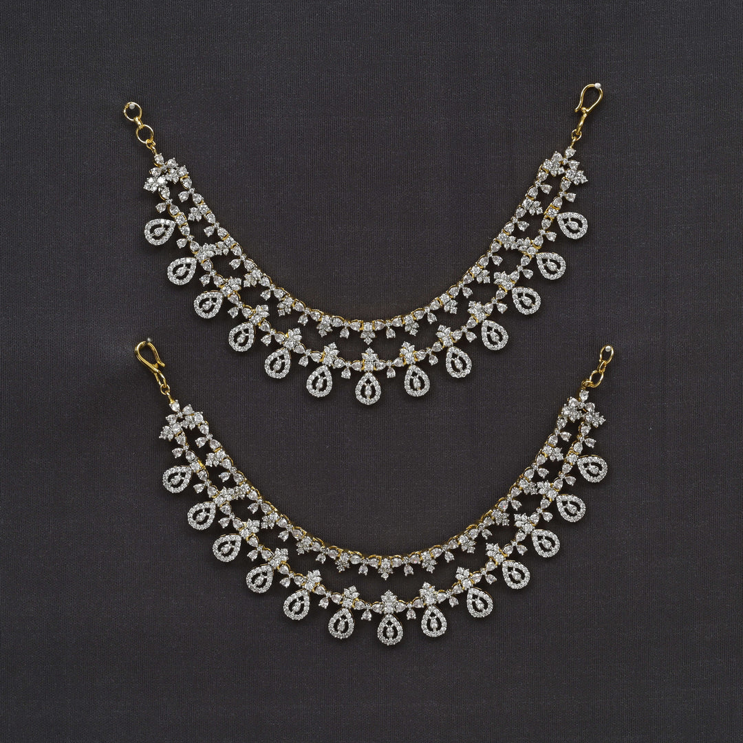 CZ Diamond Finish Champasaralu