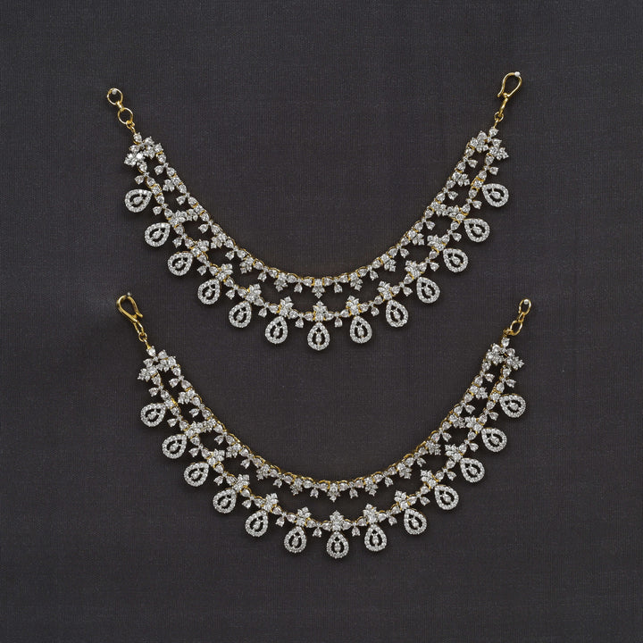 CZ Diamond Finish Champasaralu