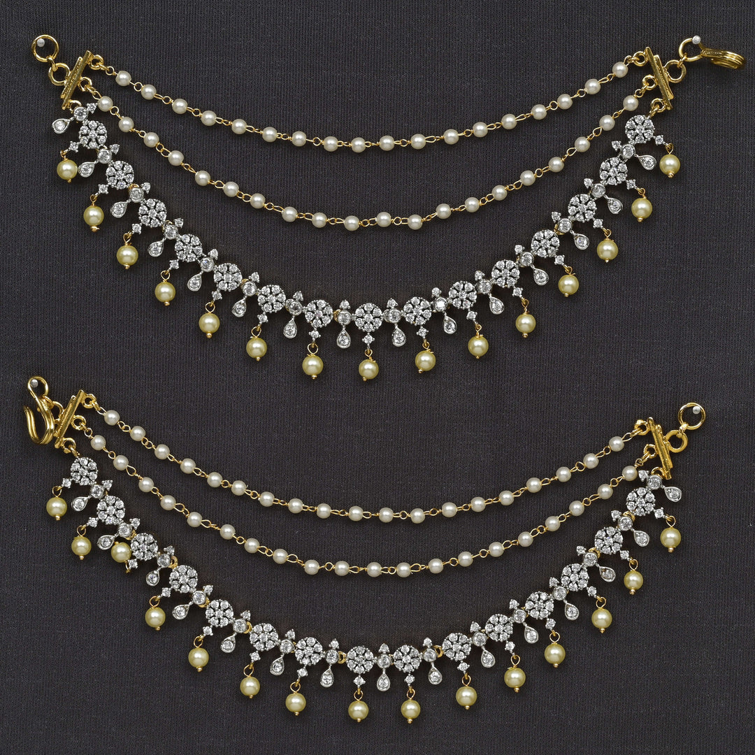 CZ Diamond Finish Champasaralu