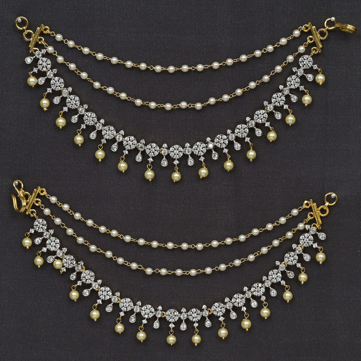 CZ Diamond Finish Champasaralu