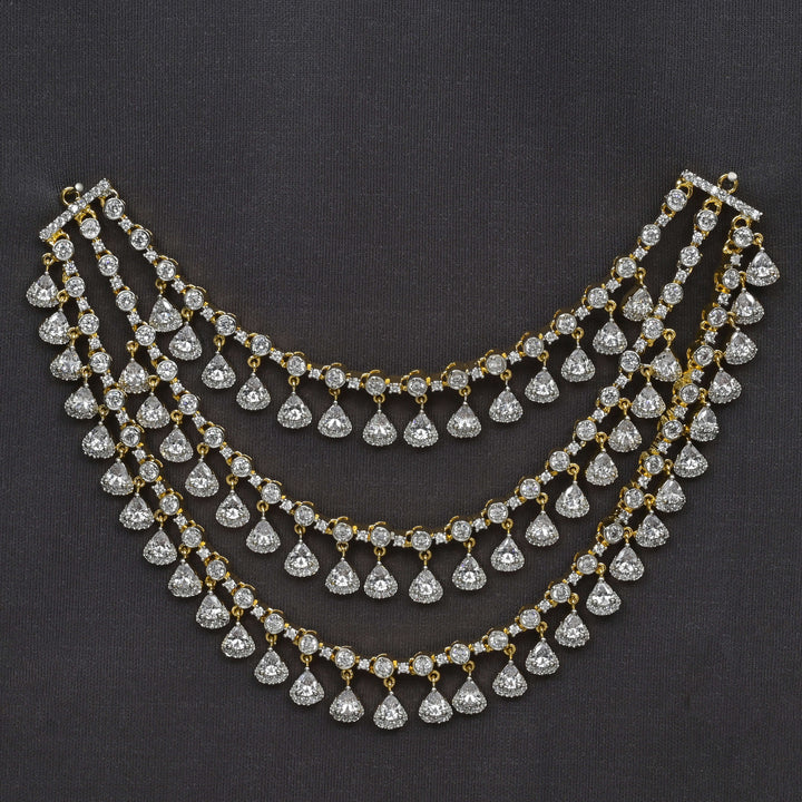 CZ Diamond Finish Champasaralu