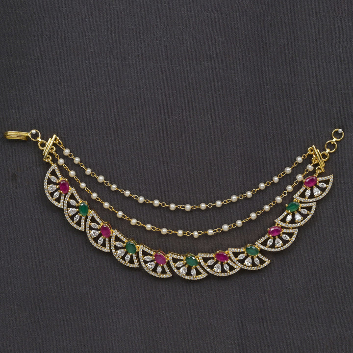 CZ Ruby Emerald Champasaralu