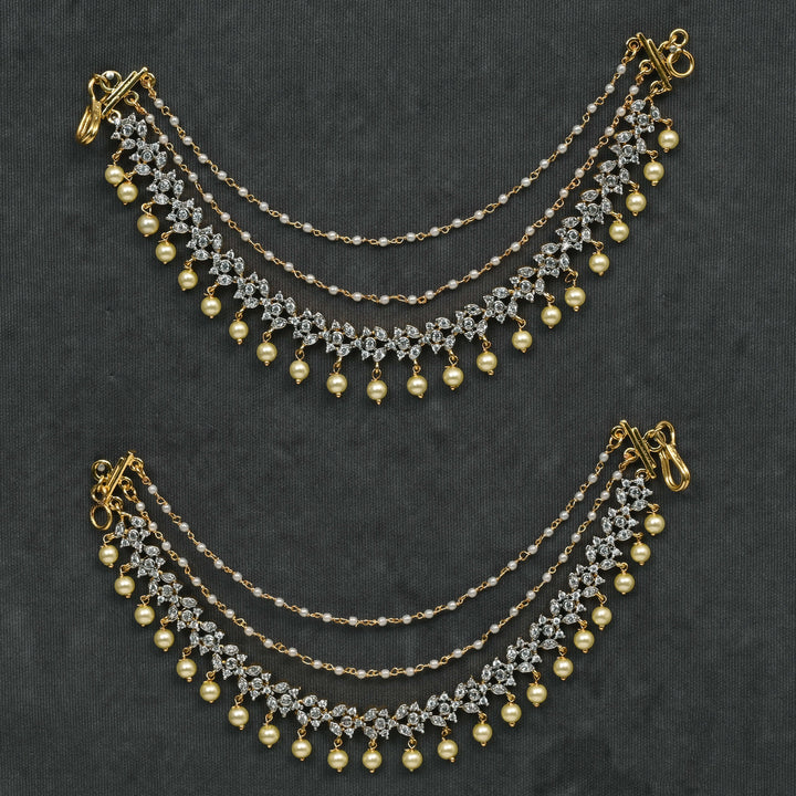 CZ Diamond Finish Champasaralu