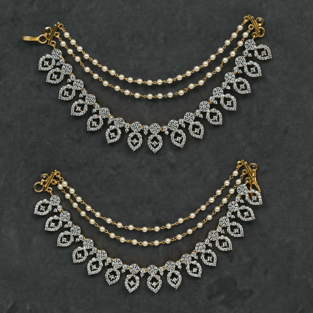 CZ Diamond Finish Champasaralu