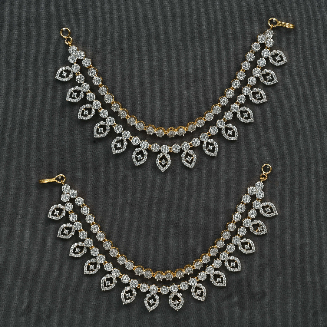 CZ Diamond Finish Champasaralu