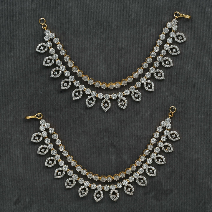 CZ Diamond Finish Champasaralu