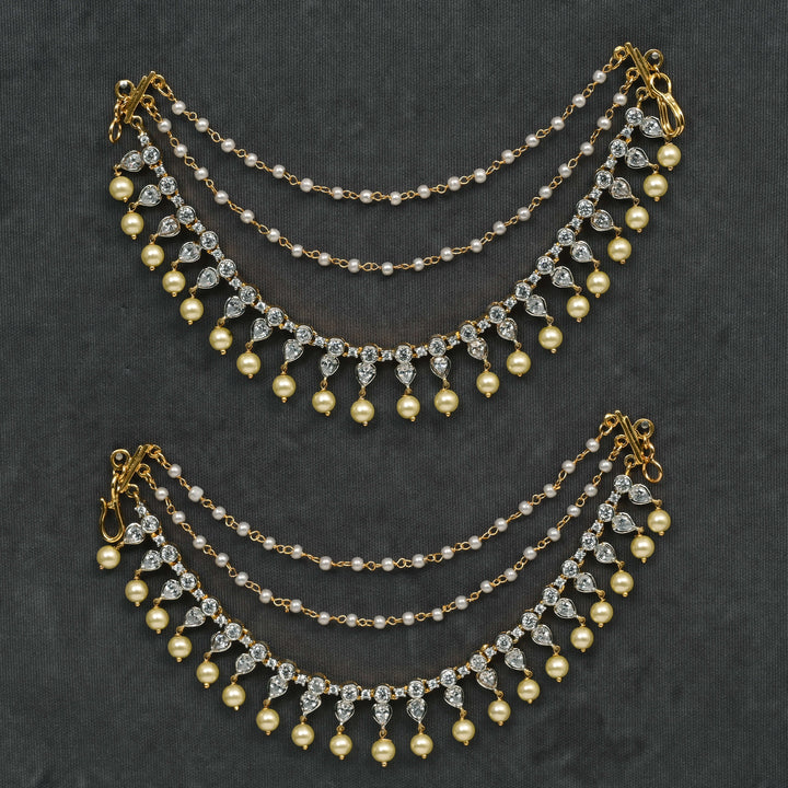 CZ Diamond Finish Champasaralu