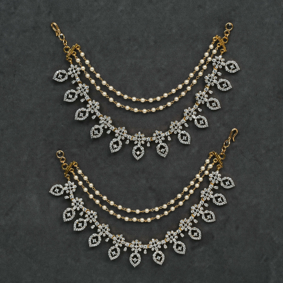 CZ Diamond Finish Champasaralu