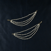 4-Layered Swarovski Pearls Champaswaralu/Ear Chains