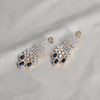 CZ Blue Sapphire Short Necklace Set