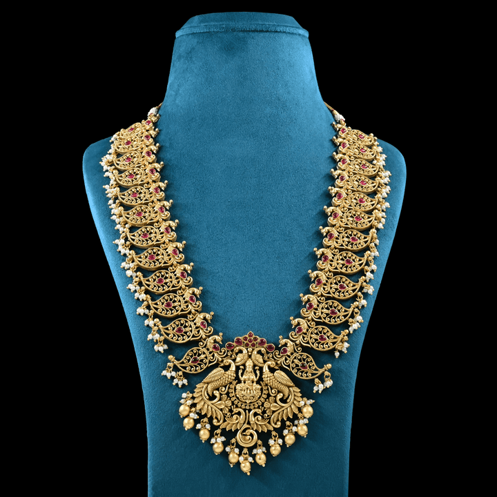 Temple Nakshi Necklace Set