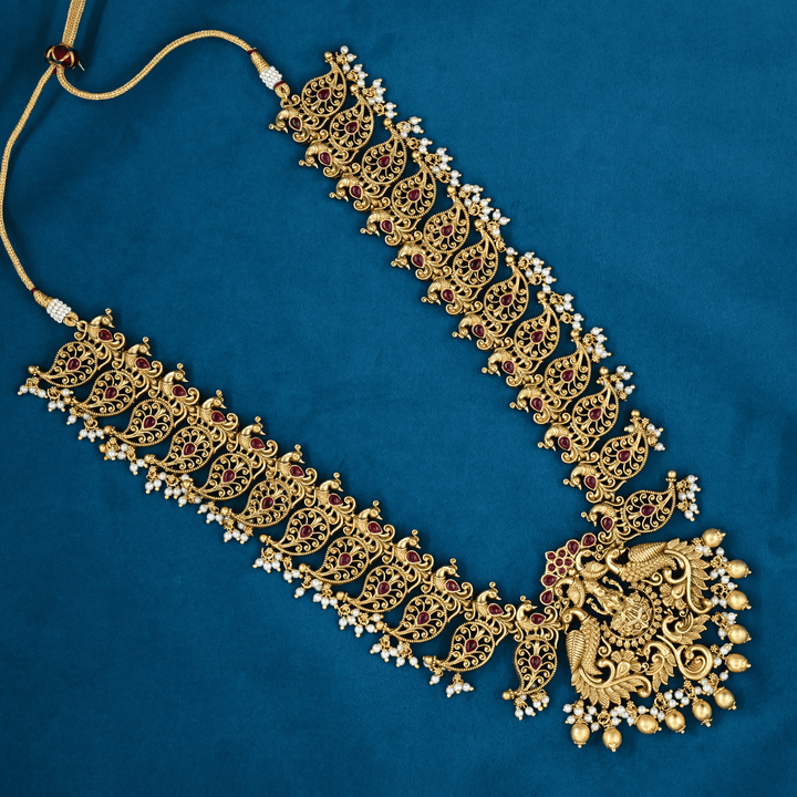 Temple Nakshi Necklace Set