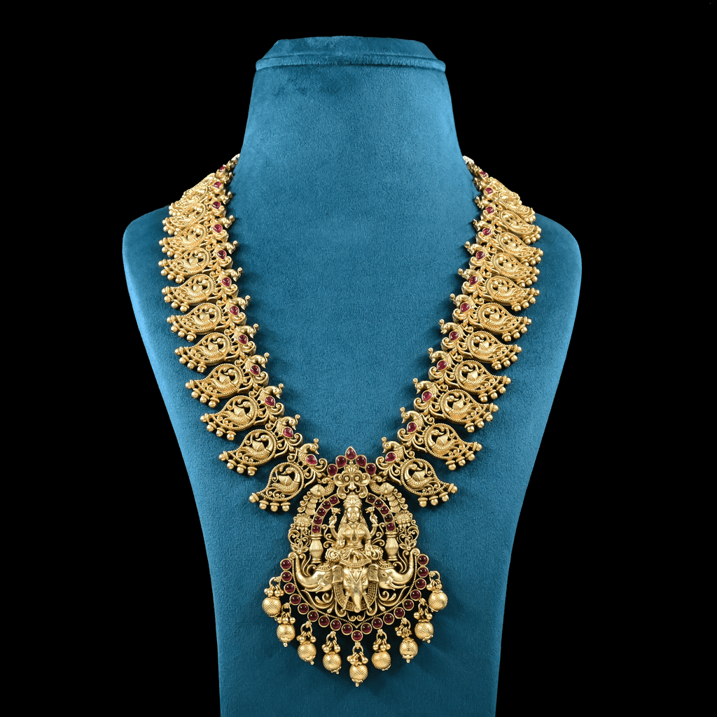 Temple Nakshi Necklace Set