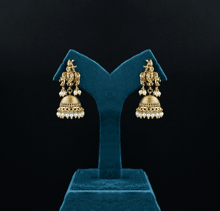 Temple Nakshi Necklace Set