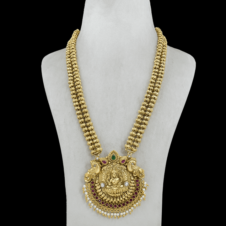 Temple Nakshi Necklace Set