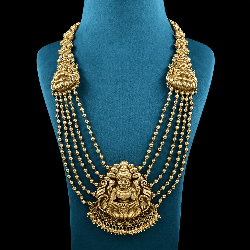 Temple Lakshmi 5-Layered Haaram