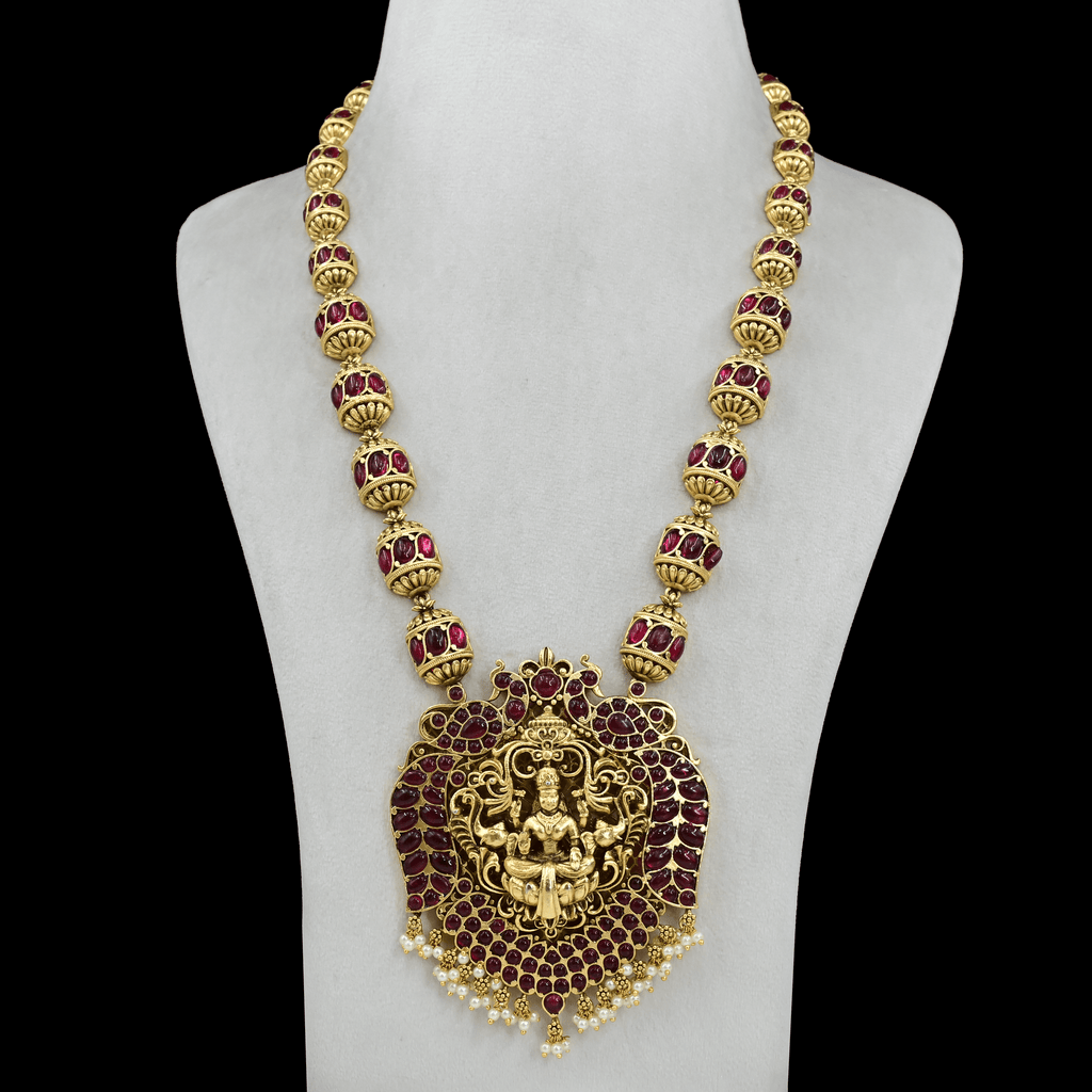 Temple Nakshi Necklace Set