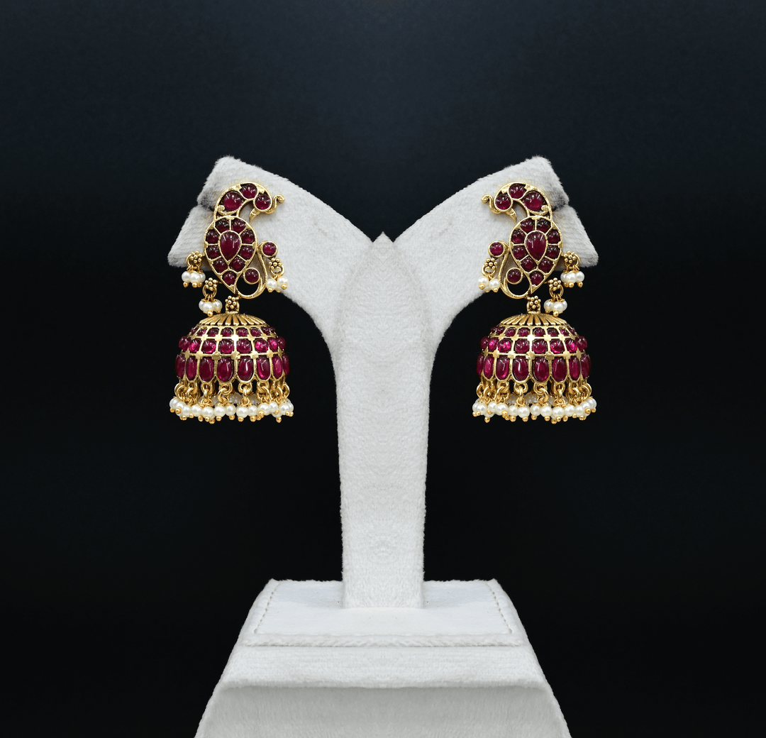 Temple Nakshi Necklace Set