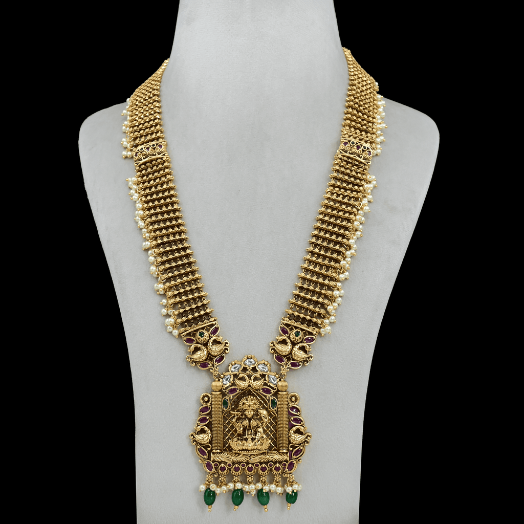 Temple Nakshi Necklace Set