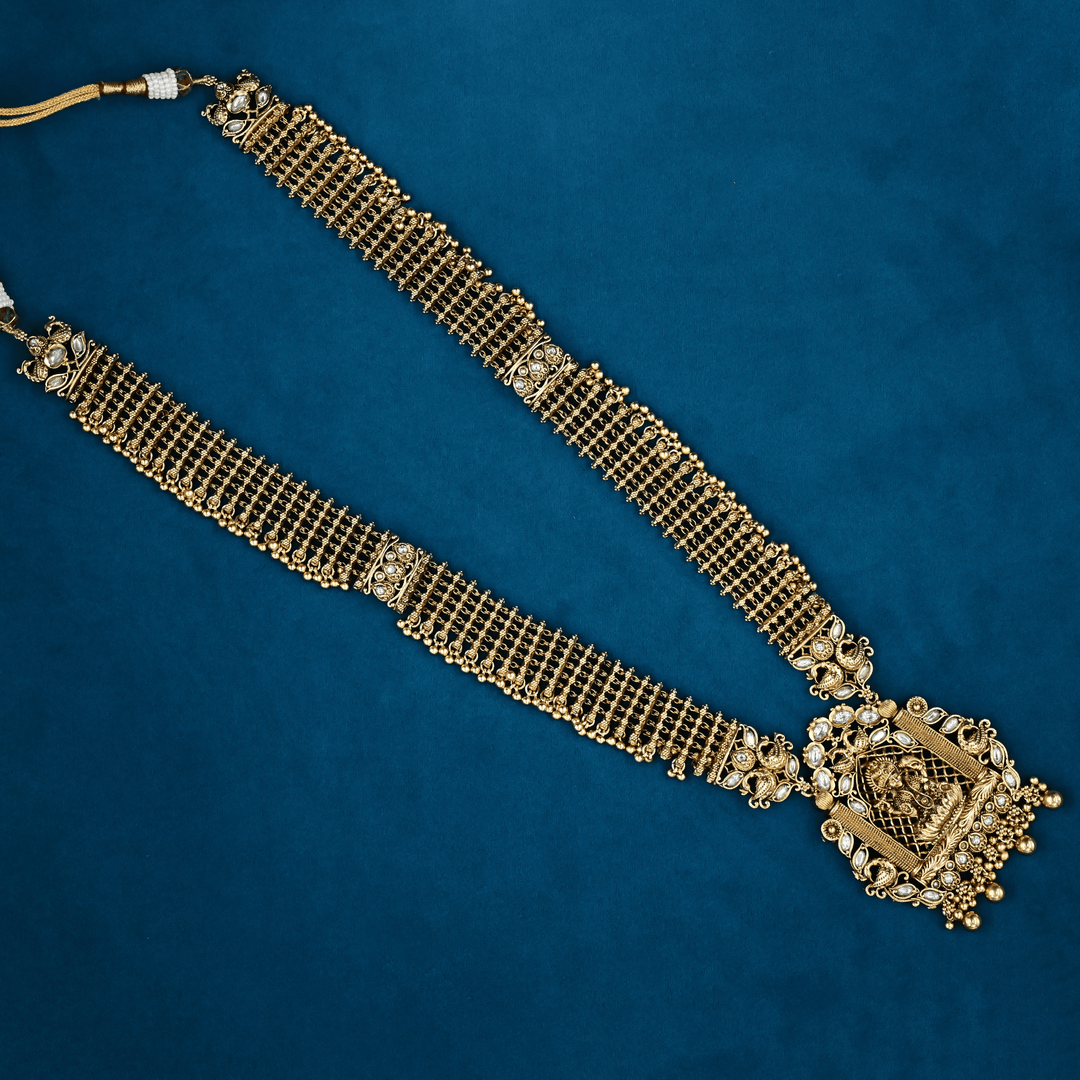 Temple Nakshi Necklace Set