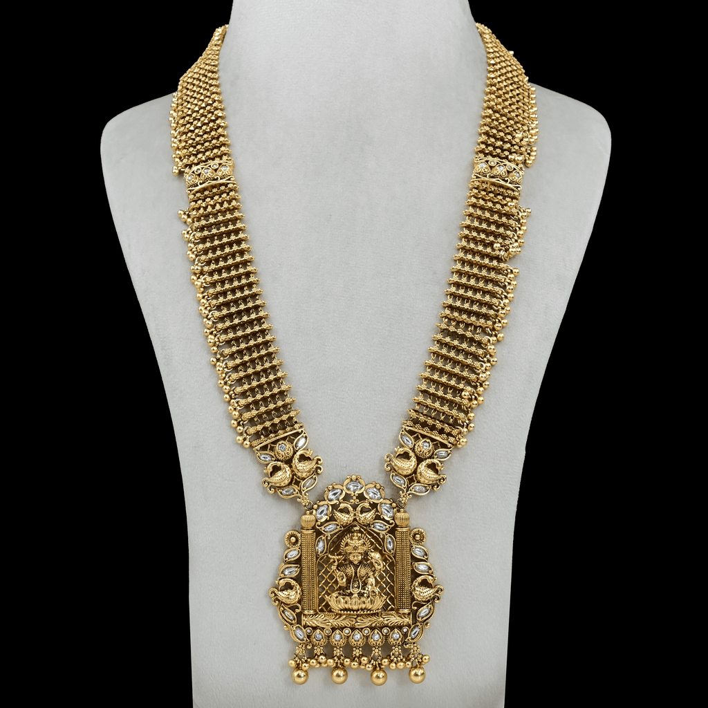 Temple Nakshi Necklace Set