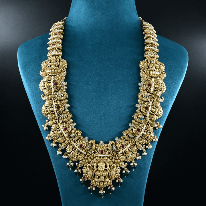 Temple Nakshi Necklace Set