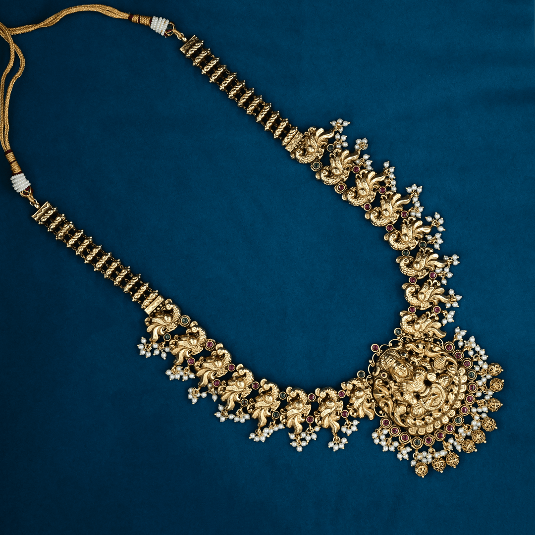 Temple Nakshi Necklace Set