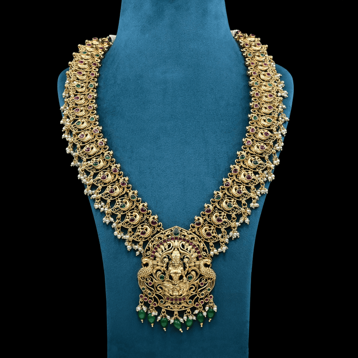 Temple Nakshi Necklace Set