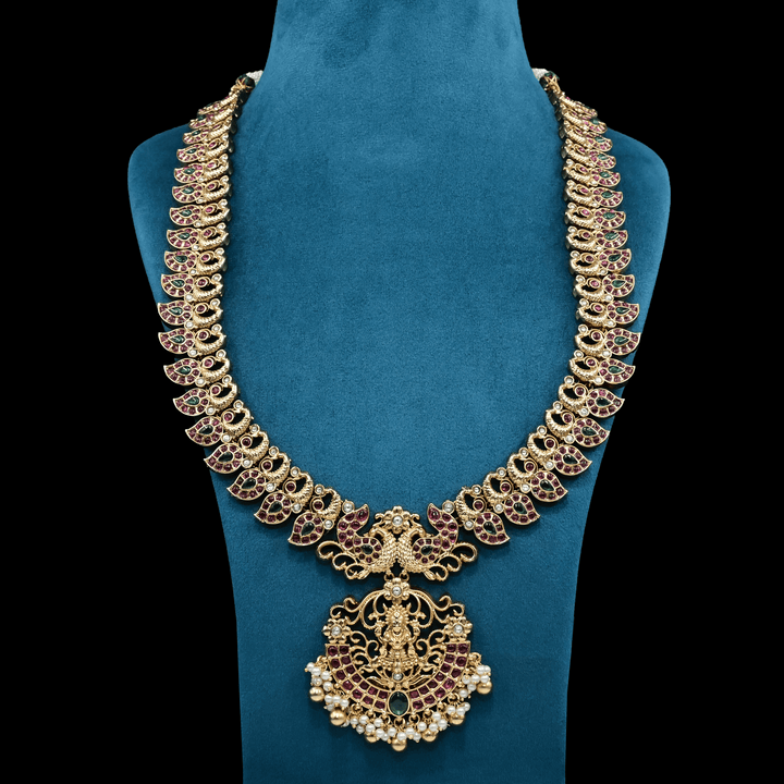 Temple Nakshi Necklace Set