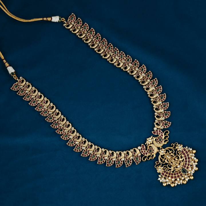 Temple Nakshi Necklace Set