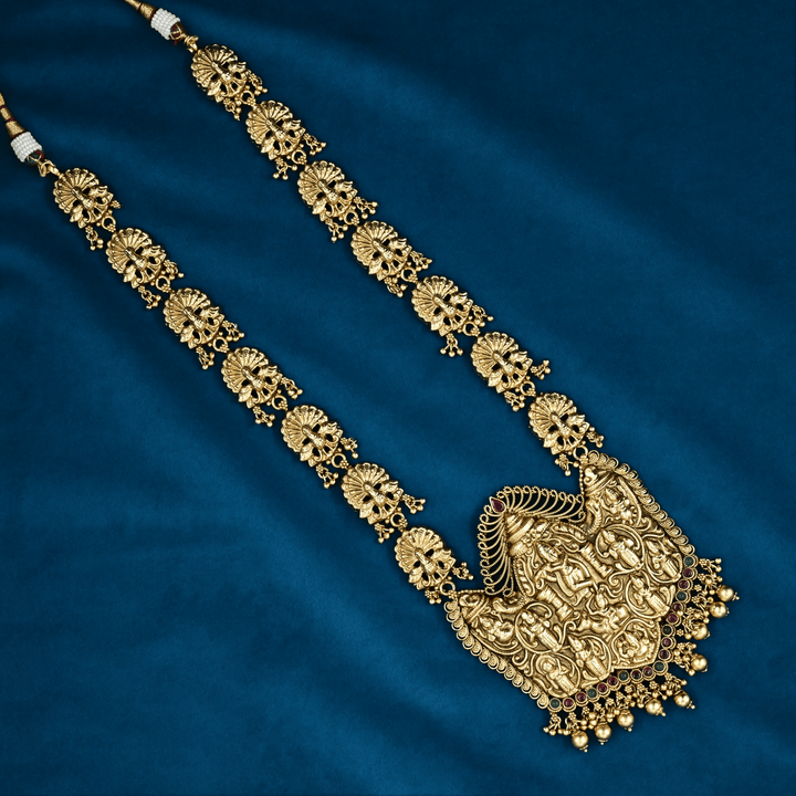 Temple Nakshi Necklace Set