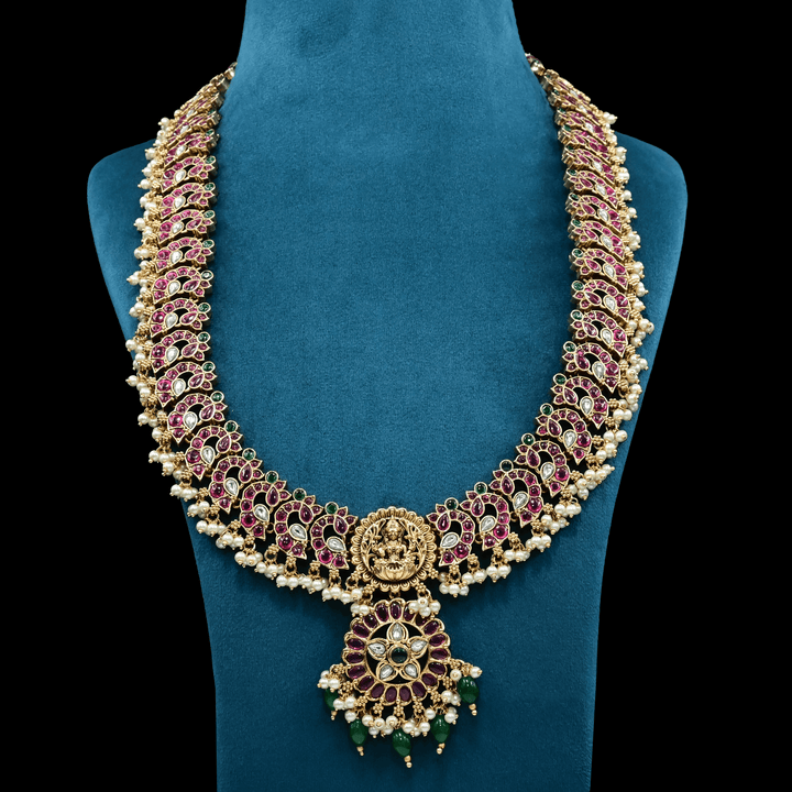 Temple Nakshi Necklace Set